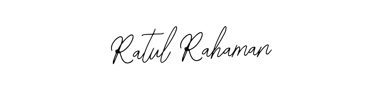 Similarly Bearetta-2O07w is the best handwritten signature design. Signature creator online .You can use it as an online autograph creator for name Ratul Rahaman. Ratul Rahaman signature style 12 images and pictures png