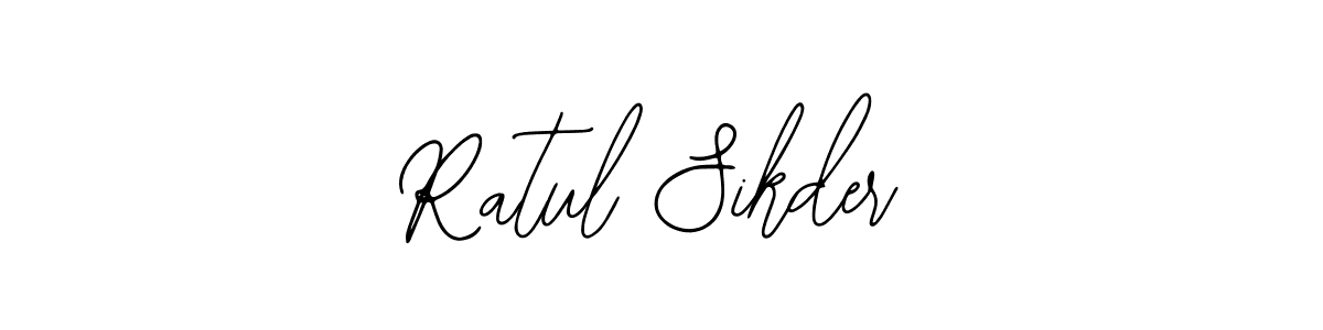 You should practise on your own different ways (Bearetta-2O07w) to write your name (Ratul Sikder) in signature. don't let someone else do it for you. Ratul Sikder signature style 12 images and pictures png