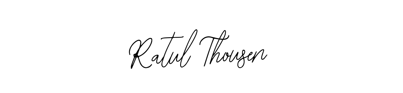 Use a signature maker to create a handwritten signature online. With this signature software, you can design (Bearetta-2O07w) your own signature for name Ratul Thousen. Ratul Thousen signature style 12 images and pictures png