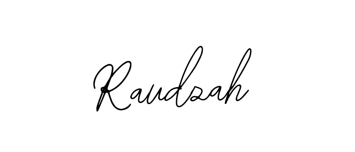 The best way (Bearetta-2O07w) to make a short signature is to pick only two or three words in your name. The name Raudzah include a total of six letters. For converting this name. Raudzah signature style 12 images and pictures png