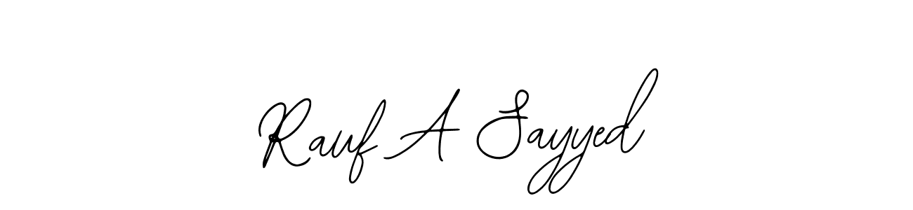 Best and Professional Signature Style for Rauf A Sayyed. Bearetta-2O07w Best Signature Style Collection. Rauf A Sayyed signature style 12 images and pictures png