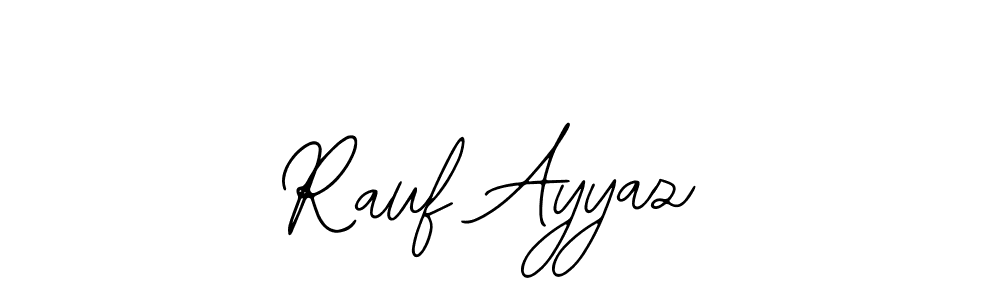 How to make Rauf Ayyaz name signature. Use Bearetta-2O07w style for creating short signs online. This is the latest handwritten sign. Rauf Ayyaz signature style 12 images and pictures png