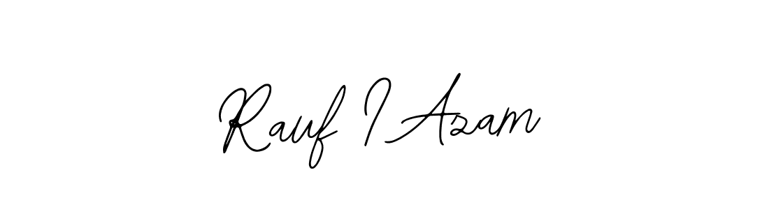Make a short Rauf I Azam signature style. Manage your documents anywhere anytime using Bearetta-2O07w. Create and add eSignatures, submit forms, share and send files easily. Rauf I Azam signature style 12 images and pictures png