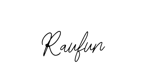 Create a beautiful signature design for name Raufun. With this signature (Bearetta-2O07w) fonts, you can make a handwritten signature for free. Raufun signature style 12 images and pictures png