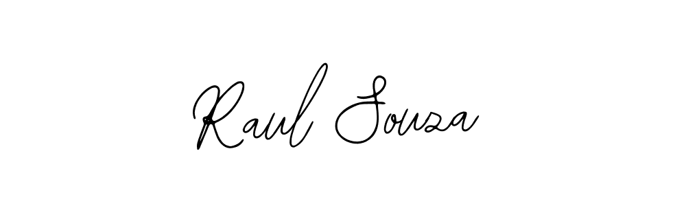 You should practise on your own different ways (Bearetta-2O07w) to write your name (Raul Souza) in signature. don't let someone else do it for you. Raul Souza signature style 12 images and pictures png