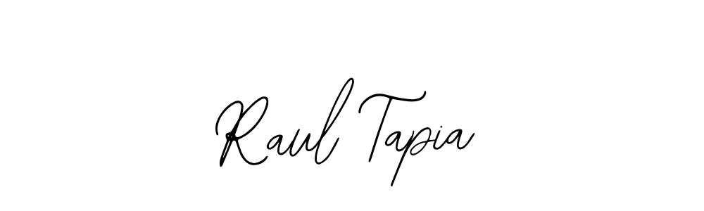 Use a signature maker to create a handwritten signature online. With this signature software, you can design (Bearetta-2O07w) your own signature for name Raul Tapia. Raul Tapia signature style 12 images and pictures png