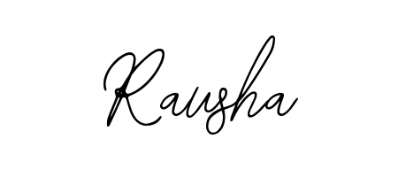 A classic penmanship look for Rausha. The Bearetta-2O07w font brings timeless elegance and confidence to every signed document. Rausha signature style 12 images and pictures png