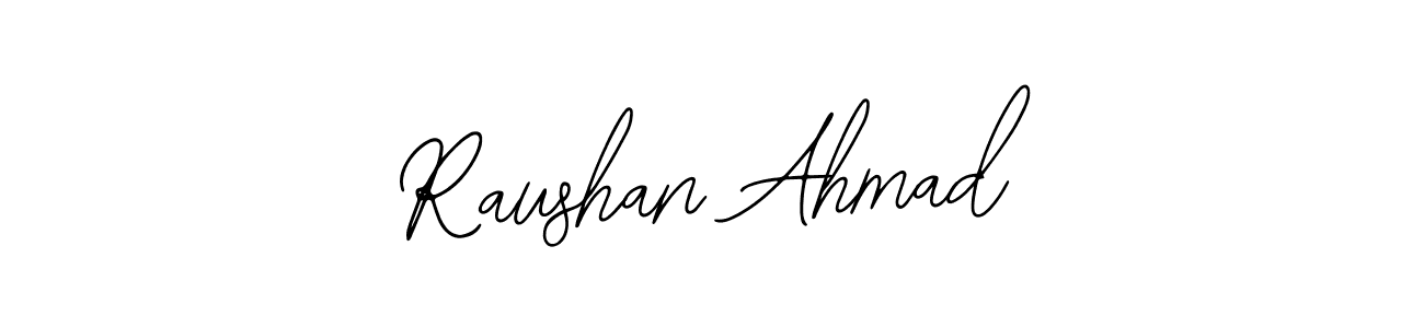 Raushan Ahmad stylish signature style. Best Handwritten Sign (Bearetta-2O07w) for my name. Handwritten Signature Collection Ideas for my name Raushan Ahmad. Raushan Ahmad signature style 12 images and pictures png