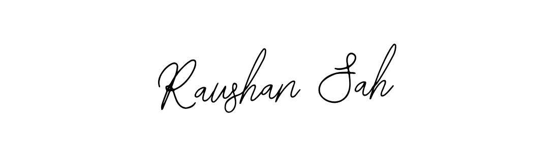 Design your own signature with our free online signature maker. With this signature software, you can create a handwritten (Bearetta-2O07w) signature for name Raushan Sah. Raushan Sah signature style 12 images and pictures png