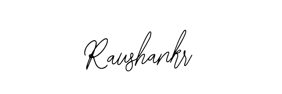 How to make Raushankr name signature. Use Bearetta-2O07w style for creating short signs online. This is the latest handwritten sign. Raushankr signature style 12 images and pictures png