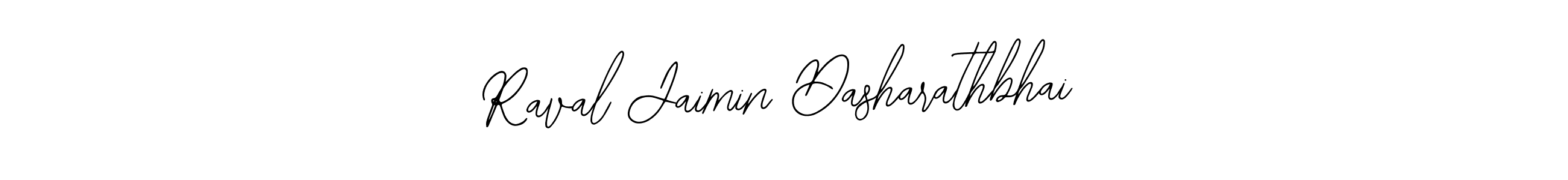 Raval Jaimin Dasharathbhai stylish signature style. Best Handwritten Sign (Bearetta-2O07w) for my name. Handwritten Signature Collection Ideas for my name Raval Jaimin Dasharathbhai. Raval Jaimin Dasharathbhai signature style 12 images and pictures png