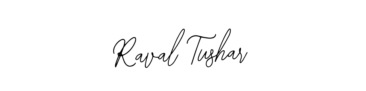 You should practise on your own different ways (Bearetta-2O07w) to write your name (Raval Tushar) in signature. don't let someone else do it for you. Raval Tushar signature style 12 images and pictures png