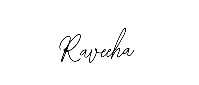 Use a signature maker to create a handwritten signature online. With this signature software, you can design (Bearetta-2O07w) your own signature for name Raveeha. Raveeha signature style 12 images and pictures png