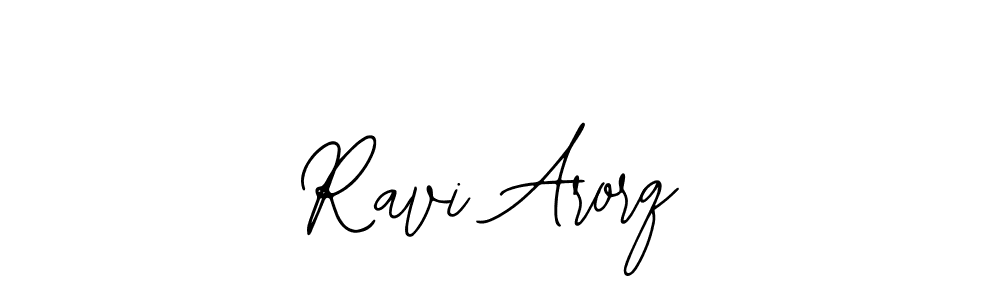 The best way (Bearetta-2O07w) to make a short signature is to pick only two or three words in your name. The name Ravi Arorq include a total of six letters. For converting this name. Ravi Arorq signature style 12 images and pictures png