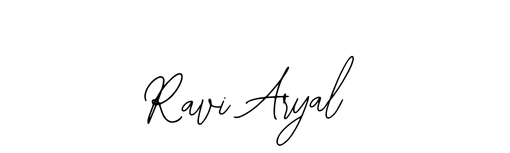 Also we have Ravi Aryal name is the best signature style. Create professional handwritten signature collection using Bearetta-2O07w autograph style. Ravi Aryal signature style 12 images and pictures png