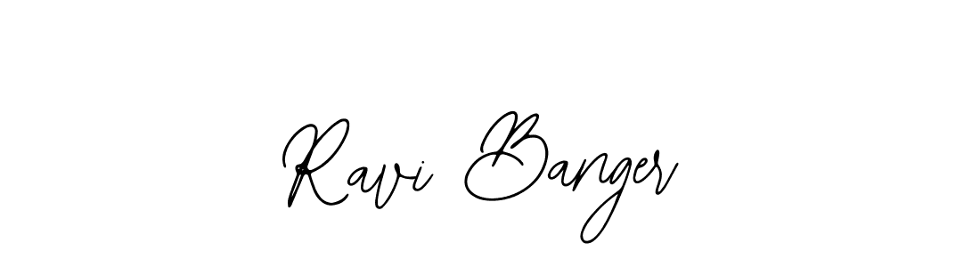 Similarly Bearetta-2O07w is the best handwritten signature design. Signature creator online .You can use it as an online autograph creator for name Ravi Banger. Ravi Banger signature style 12 images and pictures png