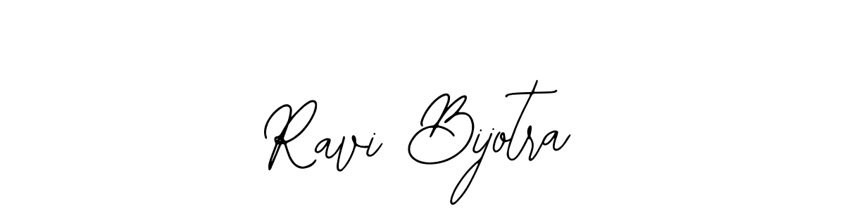 Make a short Ravi Bijotra signature style. Manage your documents anywhere anytime using Bearetta-2O07w. Create and add eSignatures, submit forms, share and send files easily. Ravi Bijotra signature style 12 images and pictures png