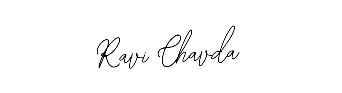 Use a signature maker to create a handwritten signature online. With this signature software, you can design (Bearetta-2O07w) your own signature for name Ravi Chavda. Ravi Chavda signature style 12 images and pictures png