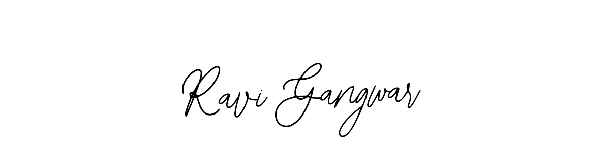 Use a signature maker to create a handwritten signature online. With this signature software, you can design (Bearetta-2O07w) your own signature for name Ravi Gangwar. Ravi Gangwar signature style 12 images and pictures png
