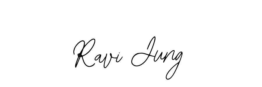 Make a beautiful signature design for name Ravi Jung. Use this online signature maker to create a handwritten signature for free. Ravi Jung signature style 12 images and pictures png