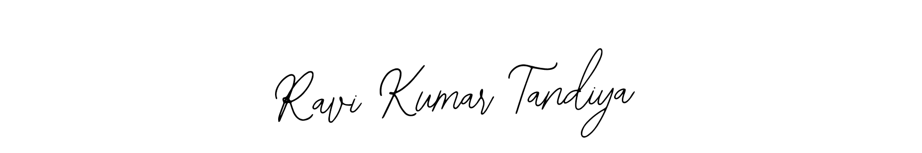 Make a beautiful signature design for name Ravi Kumar Tandiya. With this signature (Bearetta-2O07w) style, you can create a handwritten signature for free. Ravi Kumar Tandiya signature style 12 images and pictures png