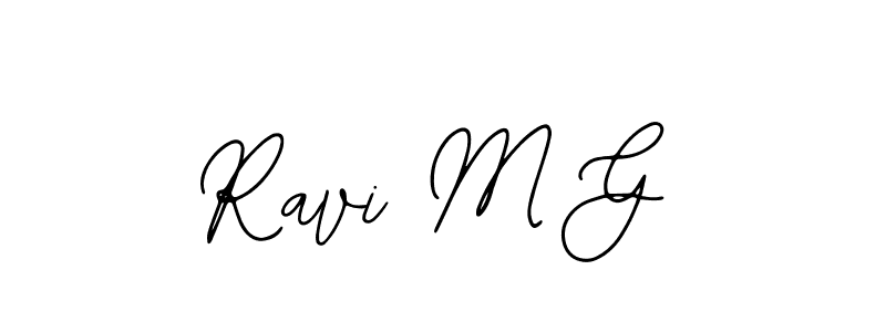 Make a beautiful signature design for name Ravi M G. With this signature (Bearetta-2O07w) style, you can create a handwritten signature for free. Ravi M G signature style 12 images and pictures png