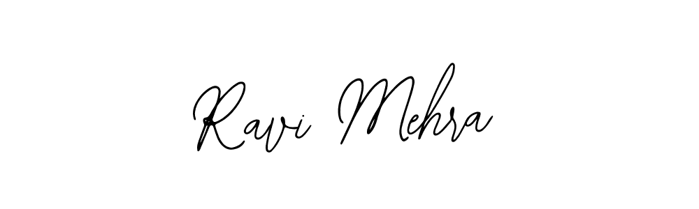 The best way (Bearetta-2O07w) to make a short signature is to pick only two or three words in your name. The name Ravi Mehra include a total of six letters. For converting this name. Ravi Mehra signature style 12 images and pictures png