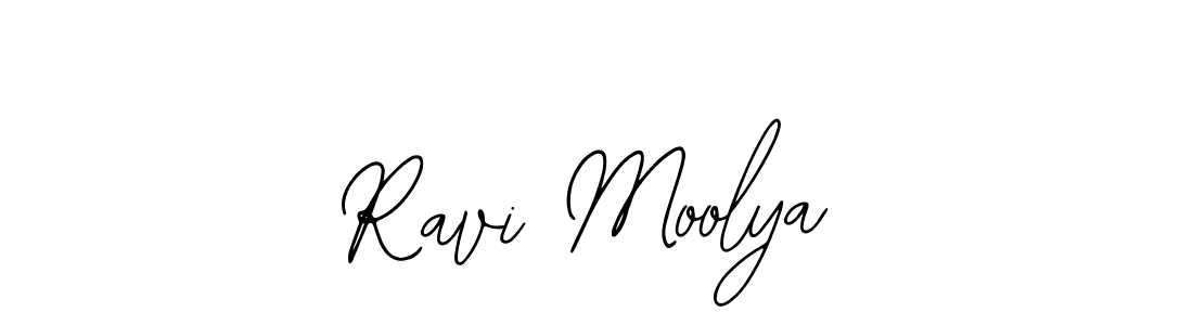 Use a signature maker to create a handwritten signature online. With this signature software, you can design (Bearetta-2O07w) your own signature for name Ravi Moolya. Ravi Moolya signature style 12 images and pictures png