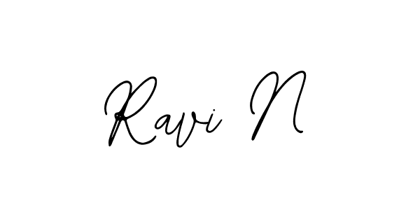if you are searching for the best signature style for your name Ravi N. so please give up your signature search. here we have designed multiple signature styles  using Bearetta-2O07w. Ravi N signature style 12 images and pictures png