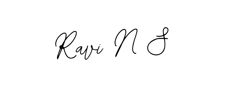 Make a beautiful signature design for name Ravi N S. With this signature (Bearetta-2O07w) style, you can create a handwritten signature for free. Ravi N S signature style 12 images and pictures png