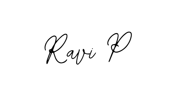 Make a beautiful signature design for name Ravi P. With this signature (Bearetta-2O07w) style, you can create a handwritten signature for free. Ravi P signature style 12 images and pictures png