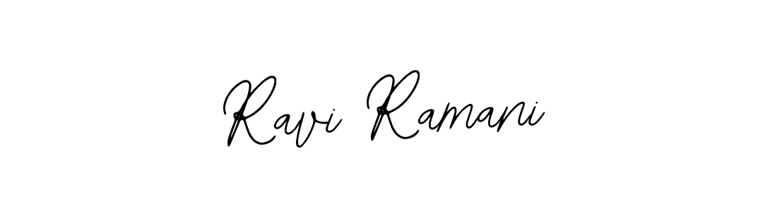 Use a signature maker to create a handwritten signature online. With this signature software, you can design (Bearetta-2O07w) your own signature for name Ravi Ramani. Ravi Ramani signature style 12 images and pictures png