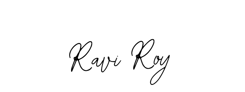 You should practise on your own different ways (Bearetta-2O07w) to write your name (Ravi Roy) in signature. don't let someone else do it for you. Ravi Roy signature style 12 images and pictures png