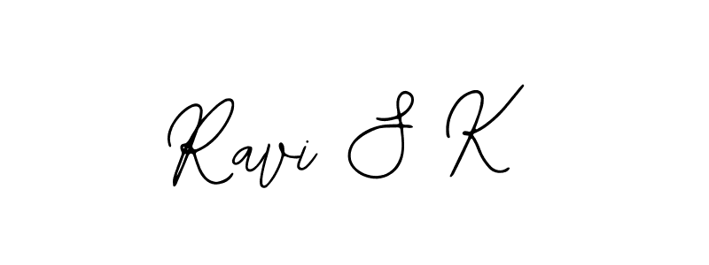 Use a signature maker to create a handwritten signature online. With this signature software, you can design (Bearetta-2O07w) your own signature for name Ravi S K. Ravi S K signature style 12 images and pictures png