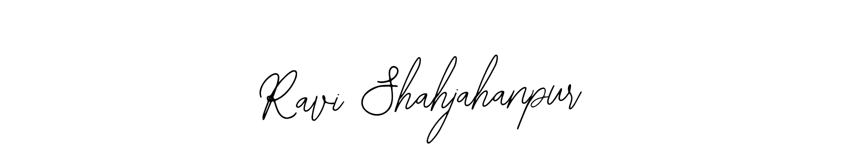 You should practise on your own different ways (Bearetta-2O07w) to write your name (Ravi Shahjahanpur) in signature. don't let someone else do it for you. Ravi Shahjahanpur signature style 12 images and pictures png