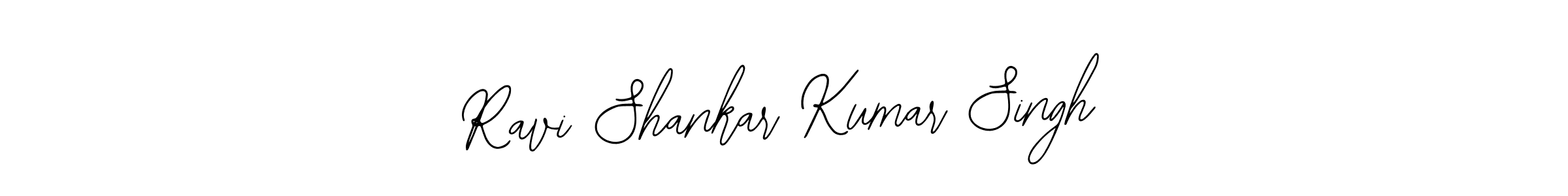 You should practise on your own different ways (Bearetta-2O07w) to write your name (Ravi Shankar Kumar Singh) in signature. don't let someone else do it for you. Ravi Shankar Kumar Singh signature style 12 images and pictures png