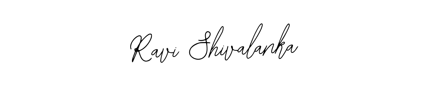 Use a signature maker to create a handwritten signature online. With this signature software, you can design (Bearetta-2O07w) your own signature for name Ravi Shivalanka. Ravi Shivalanka signature style 12 images and pictures png