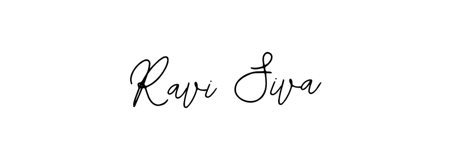 Use a signature maker to create a handwritten signature online. With this signature software, you can design (Bearetta-2O07w) your own signature for name Ravi Siva. Ravi Siva signature style 12 images and pictures png