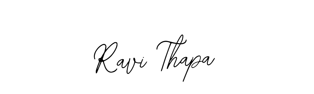 Make a beautiful signature design for name Ravi Thapa. With this signature (Bearetta-2O07w) style, you can create a handwritten signature for free. Ravi Thapa signature style 12 images and pictures png