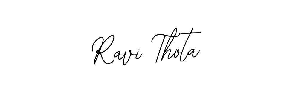 Ravi Thota stylish signature style. Best Handwritten Sign (Bearetta-2O07w) for my name. Handwritten Signature Collection Ideas for my name Ravi Thota. Ravi Thota signature style 12 images and pictures png