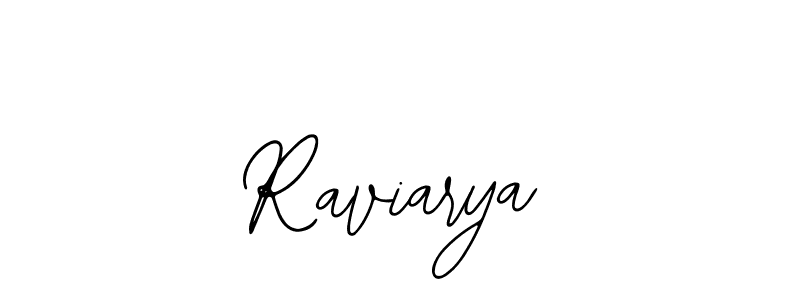 Design your own signature with our free online signature maker. With this signature software, you can create a handwritten (Bearetta-2O07w) signature for name Raviarya. Raviarya signature style 12 images and pictures png