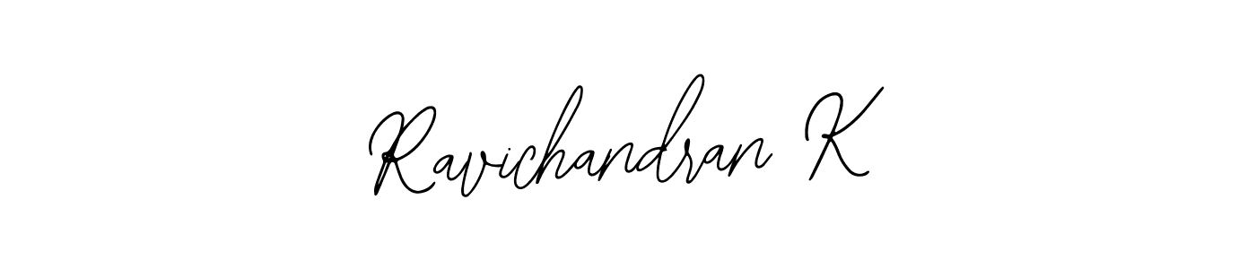 Create a beautiful signature design for name Ravichandran K. With this signature (Bearetta-2O07w) fonts, you can make a handwritten signature for free. Ravichandran K signature style 12 images and pictures png