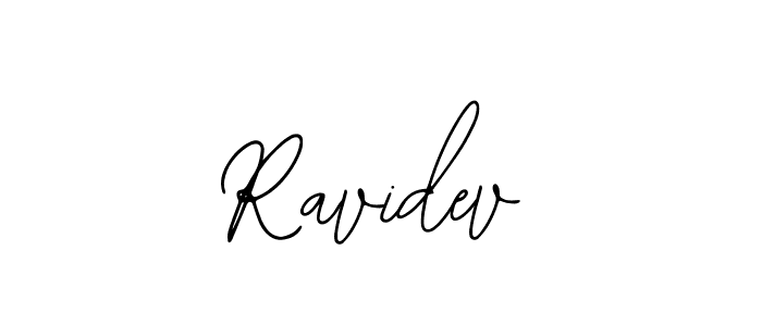 Use a signature maker to create a handwritten signature online. With this signature software, you can design (Bearetta-2O07w) your own signature for name Ravidev. Ravidev signature style 12 images and pictures png