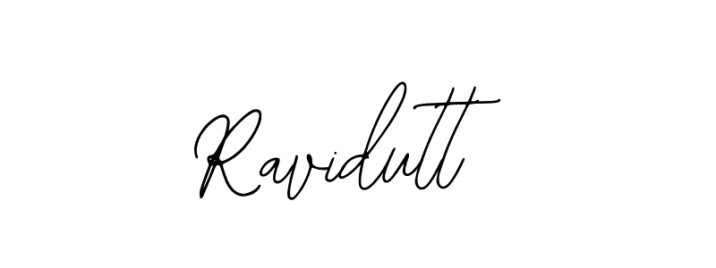 Ravidutt stylish signature style. Best Handwritten Sign (Bearetta-2O07w) for my name. Handwritten Signature Collection Ideas for my name Ravidutt. Ravidutt signature style 12 images and pictures png