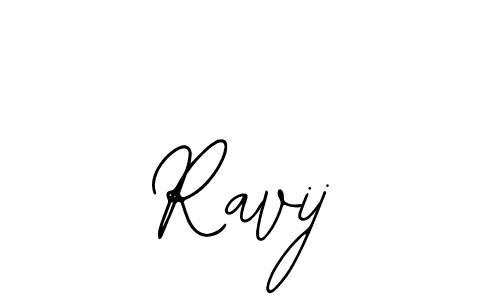 Design your own signature with our free online signature maker. With this signature software, you can create a handwritten (Bearetta-2O07w) signature for name Ravij. Ravij signature style 12 images and pictures png