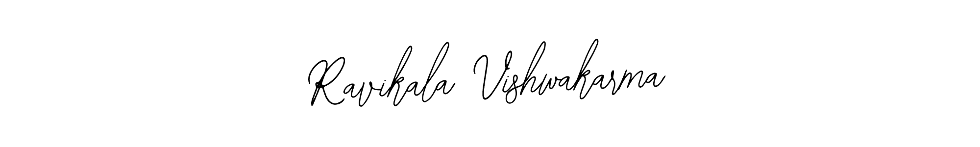 Ravikala Vishwakarma stylish signature style. Best Handwritten Sign (Bearetta-2O07w) for my name. Handwritten Signature Collection Ideas for my name Ravikala Vishwakarma. Ravikala Vishwakarma signature style 12 images and pictures png