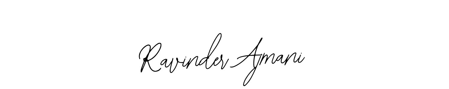 You can use this online signature creator to create a handwritten signature for the name Ravinder Ajmani. This is the best online autograph maker. Ravinder Ajmani signature style 12 images and pictures png