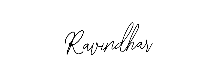 Also we have Ravindhar name is the best signature style. Create professional handwritten signature collection using Bearetta-2O07w autograph style. Ravindhar signature style 12 images and pictures png