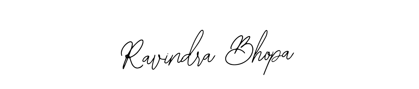 The best way (Bearetta-2O07w) to make a short signature is to pick only two or three words in your name. The name Ravindra Bhopa include a total of six letters. For converting this name. Ravindra Bhopa signature style 12 images and pictures png