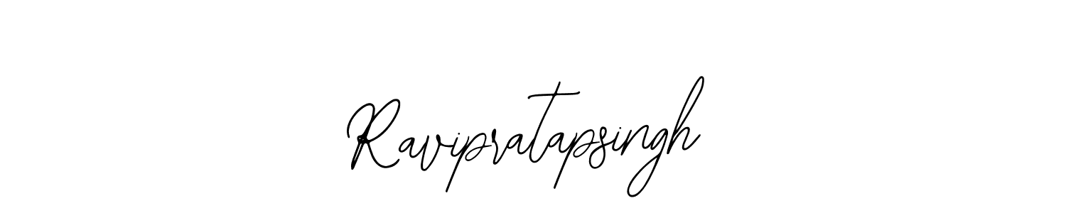 How to make Ravipratapsingh name signature. Use Bearetta-2O07w style for creating short signs online. This is the latest handwritten sign. Ravipratapsingh signature style 12 images and pictures png